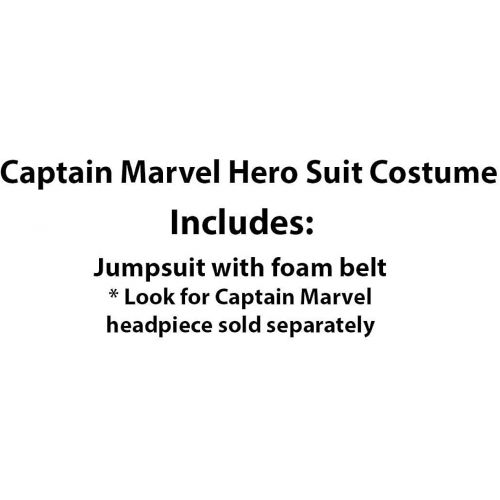  할로윈 용품Rubies Womens Captain Marvel Hero Suit