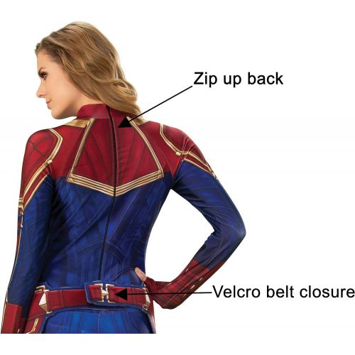  할로윈 용품Rubies Womens Captain Marvel Hero Suit