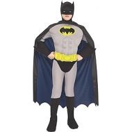 Rubies Childs Super DC Heroes Deluxe Muscle Chest Batman Costume, Toddler