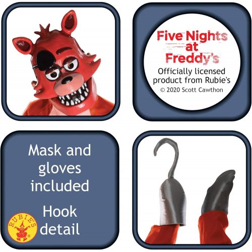  할로윈 용품Rubie's Five Nights Childs Value-Priced at Freddys Foxy Costume