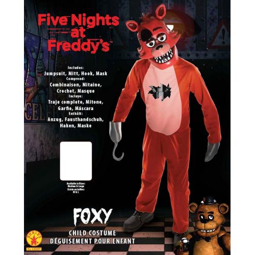  할로윈 용품Rubie's Five Nights Childs Value-Priced at Freddys Foxy Costume