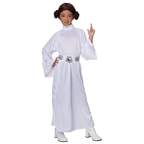  할로윈 용품Rubie's Star Wars Childs Deluxe Princess Leia Costume, Small