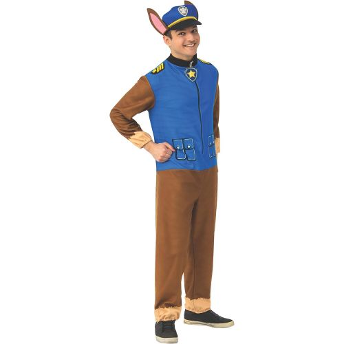  할로윈 용품Rubies Mens Paw Patrol Adult Chase Costume Jumpsuit