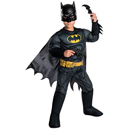  할로윈 용품Rubies Boys DC Comics Deluxe Batman Costume, Small, Multicolor