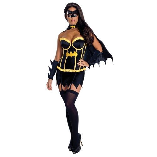  할로윈 용품Rubie's Justice League Corset Adult Costume Batgirl - Large