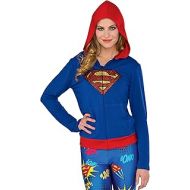 할로윈 용품Rubies Costume Co Womens Hoodie, Supergirl, Medium/Large