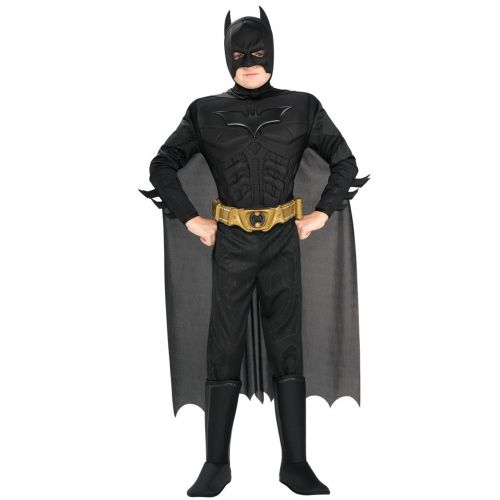  Rubies Costumes Batman The Dark Knight Rises Deluxe Muscle Chest Child Halloween Costume, Small (4-6)