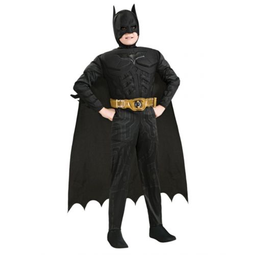  Rubies Costumes Batman The Dark Knight Rises Deluxe Muscle Chest Child Halloween Costume, Small (4-6)