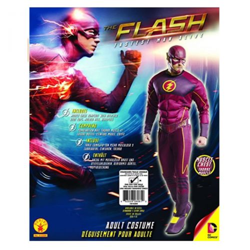  Rubies Costumes Mens Deluxe Flash Adult Costume XL