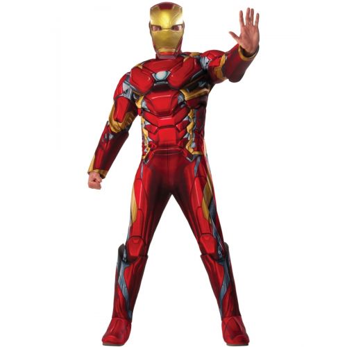  Rubies Costumes Deluxe Iron Man Adult Halloween Costume