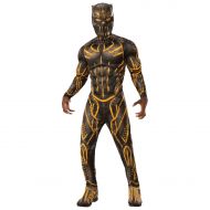 Rubies Costumes Marvel Black Panther Movie Mens Deluxe Erik Killmonger Battle Suit Halloween Costume