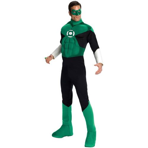  Rubies Costumes Green Lantern Deluxe Muscle Adult Halloween Costume