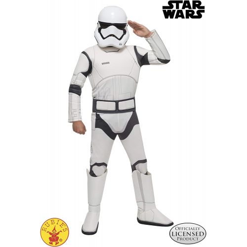  Rubies Star Wars VII: The Force Awakens Deluxe Childs Stormtrooper Costume and Mask, Medium