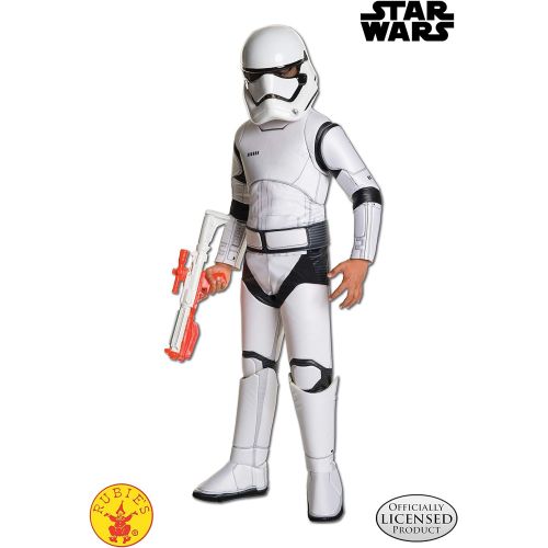  Rubies Star Wars: The Force Awakens Childs Super Deluxe Stormtrooper Costume, Large