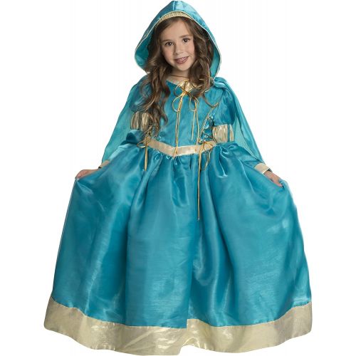  Rubies Deluxe Princess Emma Costume, Teal, Small