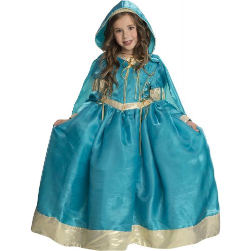  Rubies Deluxe Princess Emma Costume, Teal, Small