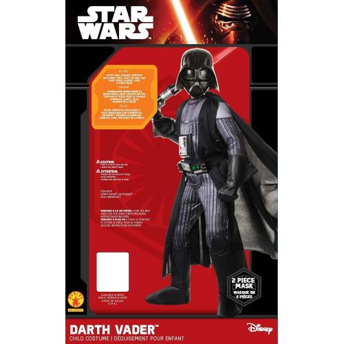  Rubies Star Wars Childs Deluxe Darth Vader Costume, Large