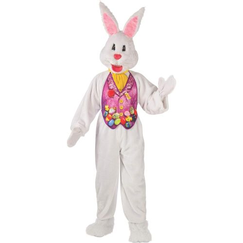  Rubie%27s Rubies Costume Co Mens Super Deluxe Mascot Bunny Costume
