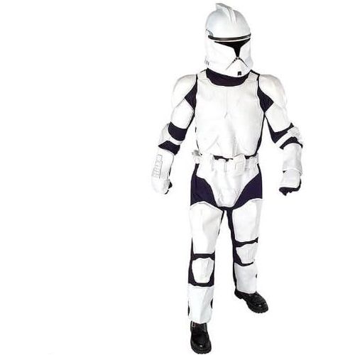  Rubie%27s Deluxe Clone Trooper Adult Costume (Standard, Up to Size 44 Jacket)