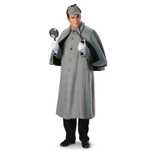  Rubie%27s Regency Collection Sherlock Holmes Capecoat Adult Costume Grey - X-Large