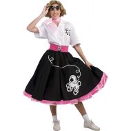 Rubie%27s Rubies Costume Grand Heritage Collection Deluxe Black 50s Poodle Skirt Costume