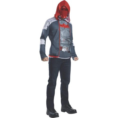  Rubie%27s Rubies Mens Arkham Knight Muscle Chest Red Hood, Multi, Large