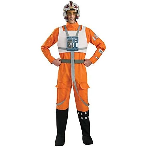  Rubie%27s Rubies Star Wars A New Hope X-Wing Pilot, Orange, X-Large Costume