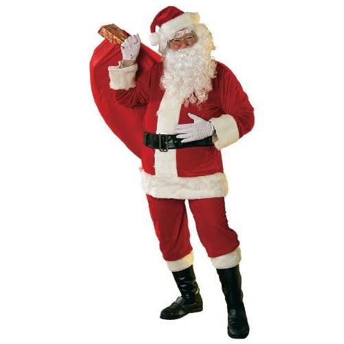  Rubie%27s Rubies Velour Santa Costume - Adult Std.