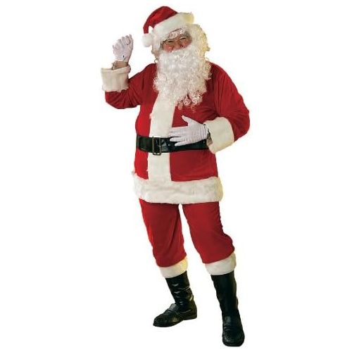  Rubie%27s Rubies Velour Santa Costume - Adult Std.