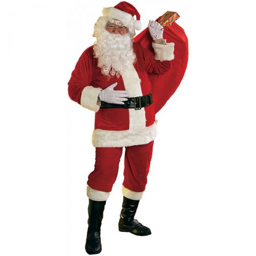 Rubies Costume Co Rubies Costume Adult Mens Soft Velour Santa Claus Suit | Standard