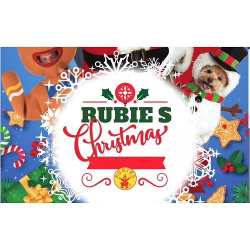  Rubie%27s Rubies Deluxe Ultra Velvet Santa Suit, RedWhite