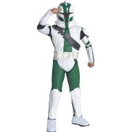 Rubies Star Wars Clone Wars Childs Deluxe Commander Gree Costume and Mask, Large
