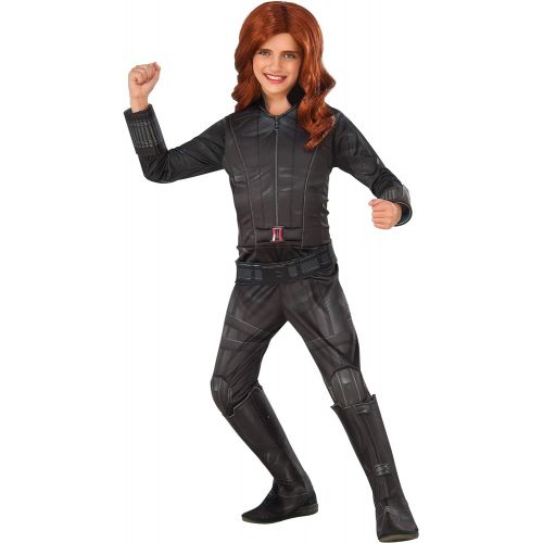  Rubies Costume Captain America: Civil War Black Widow Deluxe Child Costume, Small