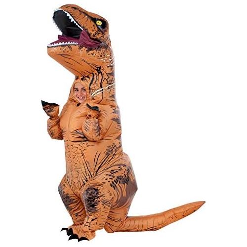  Rubies Costume Jurassic World Childs T-Rex Inflatable Costume with Sound, Multicolor