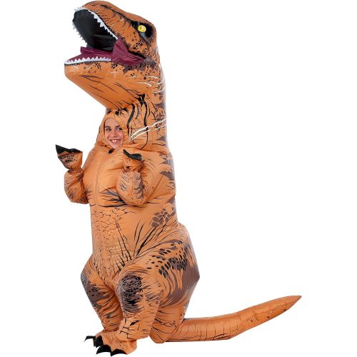  Rubies Costume Jurassic World Childs T-Rex Inflatable Costume with Sound, Multicolor