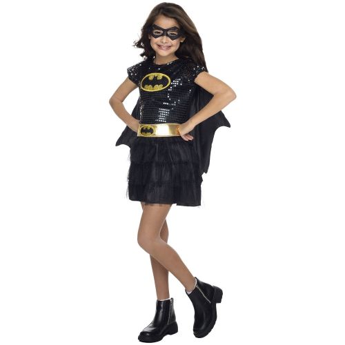  Rubies Costumes Sequin Batgirl Child Halloween Costume, 3T-4T