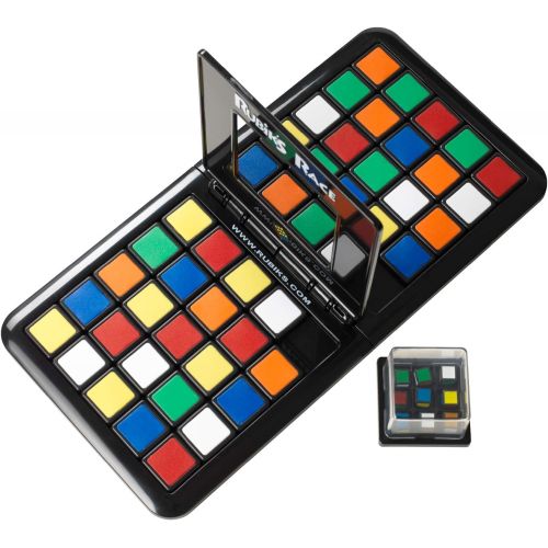  [무료배송] 루빅스 레이스 게임 Rubik's Race Game, Head To Head Fast Paced Square Shifting Board Game Based On The Rubiks Cubeboard, for Family, Adults and Kids Ages 7 and Up