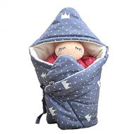 RubyShopUU 2018 New Winter Baby Swaddle Wrap Sleeping Bag Baby Swaddling Blankets Newborn Infant Towel Soft Short Plush Winter Envelope