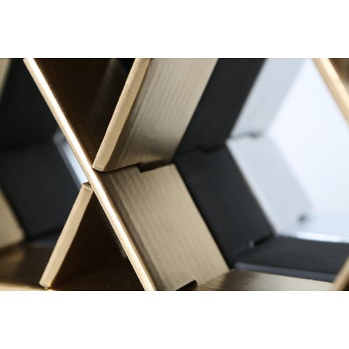  Ruche shelving & furniture Ruche shelves and storage unit - Size S- Recycled cardboard gold finish