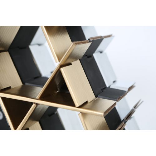  Ruche shelving & furniture Ruche shelves and storage unit - Size S- Recycled cardboard gold finish