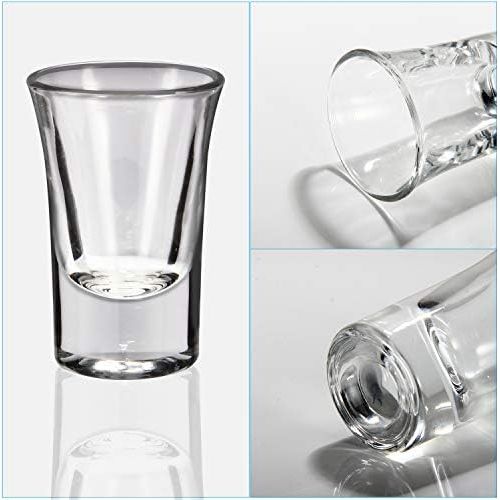  [아마존베스트]Shot Glasses, RUCKAE 1 OZ Shot Glasses Set with Heavy Base, Clear Shot Glasses Set of 12