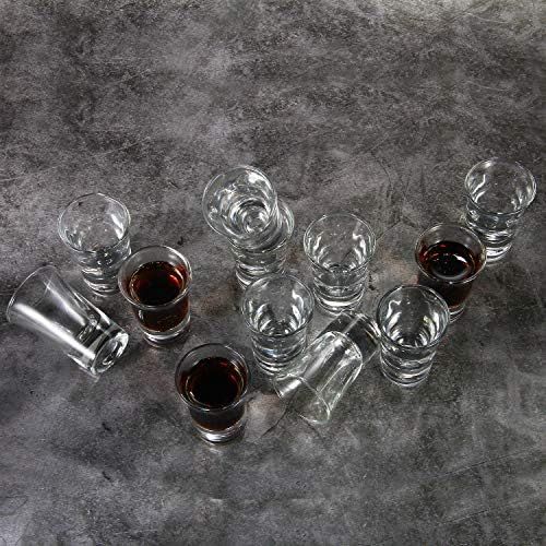  [아마존베스트]Shot Glasses, RUCKAE 1 OZ Shot Glasses Set with Heavy Base, Clear Shot Glasses Set of 12