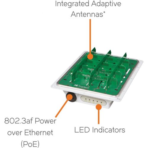  Ruckus Wireless Ruckus Zoneflex T301n Outdoor Access Point (802.11ac, Narrow Beam Antennas, Dual-Band 2.4GHz and 5GHz Antennas, Beamflex, Water and Dustproof POE) 901-T301-US61