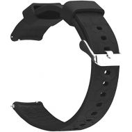 [아마존베스트]RuenTech Replacement for Garmin Vivoactive 3/Vivoactive 3 Music/Vivomove HR/Vivomove Watch Band 20mm Quick Release Silicone Bands (Black)