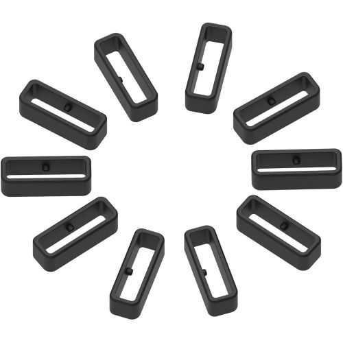  [아마존베스트]RuenTech Replacement Fastener Ring For Garmin Forerunner 35 Band Fasteners(Pack of 11) Silicone Connector Security Loop for Garmin Forerunner 35 Watch Band