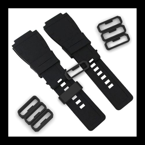  [아마존베스트]RuenTech Replacement Fastener Ring for Garmin Vivosmart HR / HR+ Bands(Pack of 11)Silicone Connector Security Loop for Garmin Vivosport and Vivosmart hr/hr plus(Black)