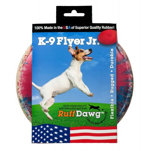  Ruff Dawg K9 Flyer Jr Dog Toy in Lime