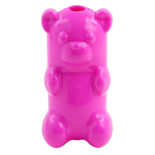 Ruff Dawg Gummy Bear Rubber Dog Toy Assorted Neon Colors