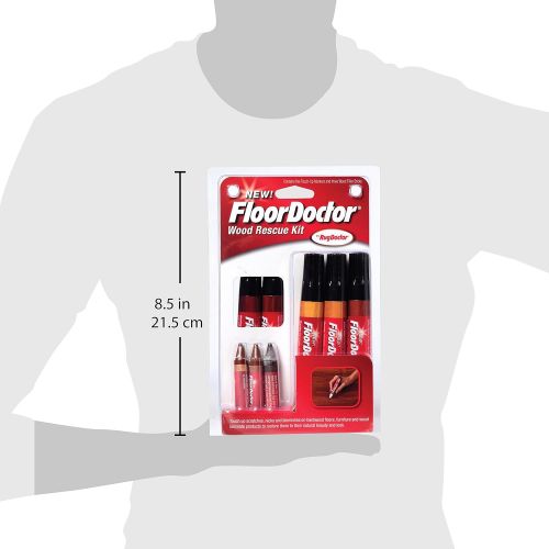  Rug Doctor Kroger Doctor Rescue Kit, Wood Filer and Markers to Touch Up and Restore Hardwood Floors and Furniture, Red