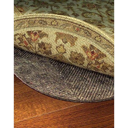  Rug Pad Corner USA Rug PAD Corner Ultra Premium Felt Rubber 1/3 Thick Non Slip Rug Pad Safe Hardwood & All Floors (2.5 X 10)